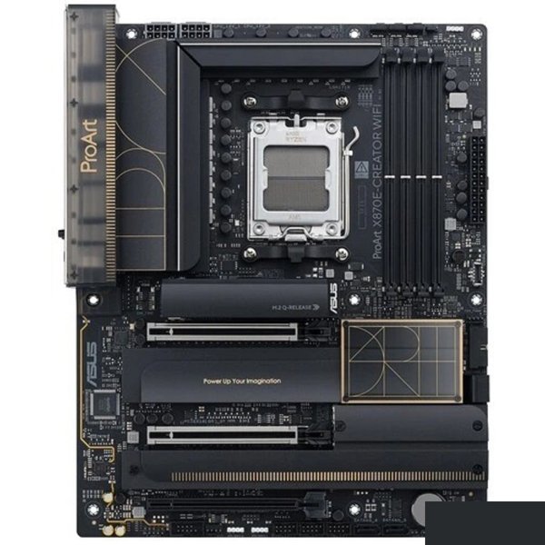 ASUS PROART X870E-CREATOR WIFI (Socket AM5, ATX, 4xDDR5(256GB), DP/HDMI, 3xPCIe 5.0x16, 4xSATA 6Gb/s, 4*M Key,  2,5xLAN, 10xLAN,  WiFi 7, BT 5,4, 7xUSB 3.1, 1xUSB 2.0)