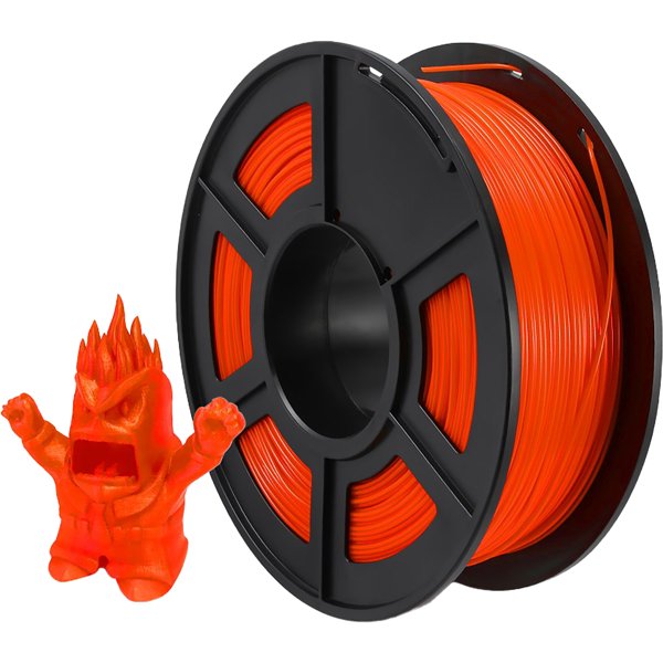 Филамент NVPRINT PETG Orange для 3D печати диаметр 1.75мм  длина 330 метров  масса 1 кг