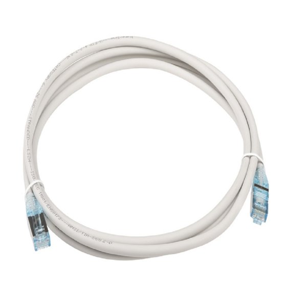 Hyperline PC-LPM-STP-RJ45-RJ45-C6-2M-LSZH-GY Патч-корд F/UTP, экранированный, Cat.6, LSZH, 2 м, серый