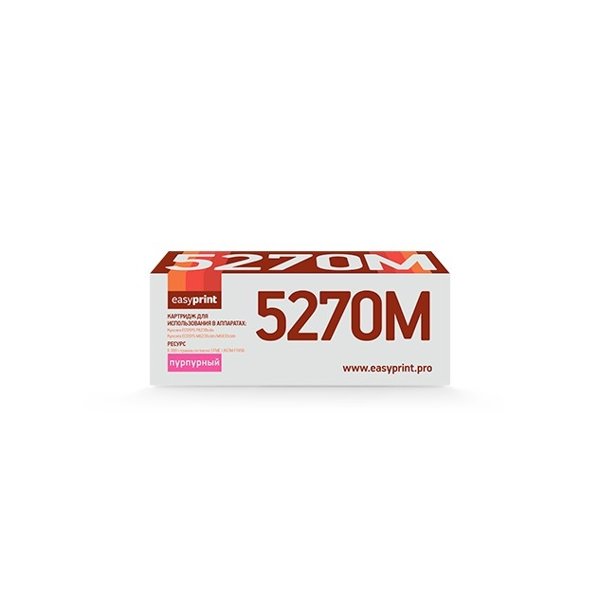 Easyprint TK-5270M Тонер-картридж LK-5270M для Kyocera EcoSys M6230cidn/P6230cdn/M6630cidn , M, 6K