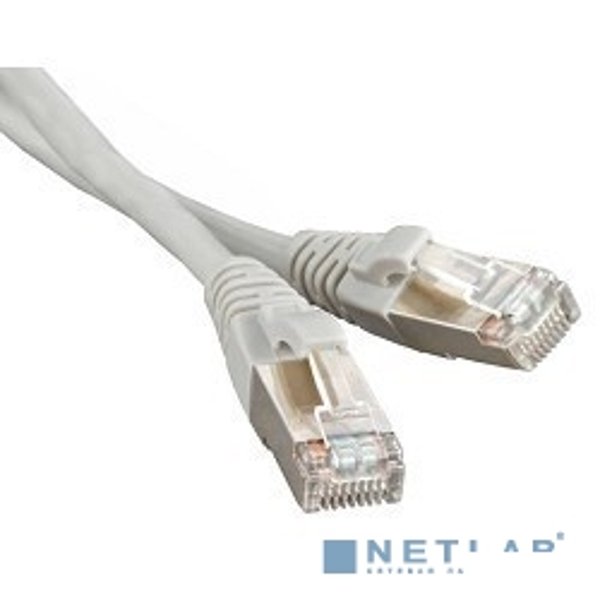 Hyperline PC-LPM-STP-RJ45-RJ45-C6-3M-LSZH-GY Патч-корд F/UTP, экранированный, Cat.6, LSZH, 3 м, серый