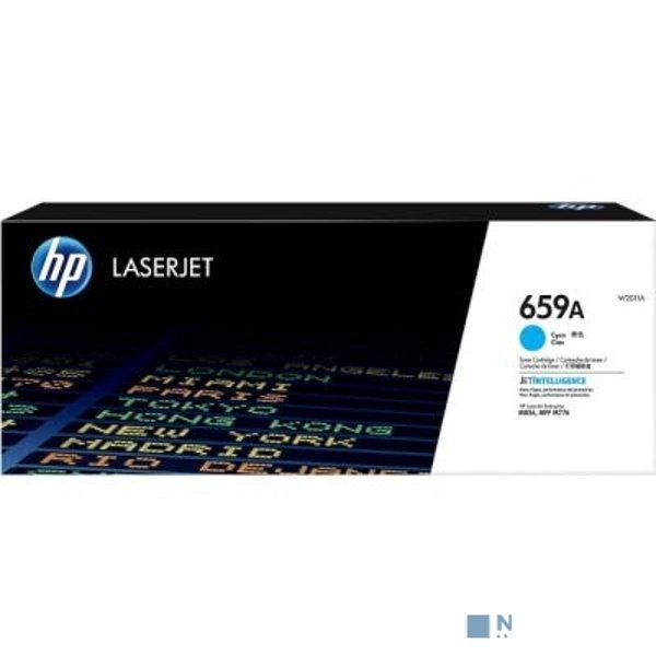 Картридж лазерный HP 659A W2011A голубой (13000стр.) для HP LJ M856/M776