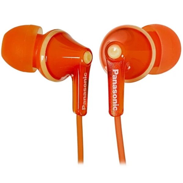 Panasonic RP-HJE125E-D вкладыши канальные, оранжевые