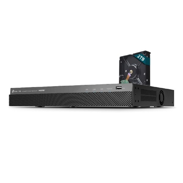 TP-Link VIGI NVR2008H-8MP-2TB 8-канальный сетевой видеорегистратор с поддержкой PoE+