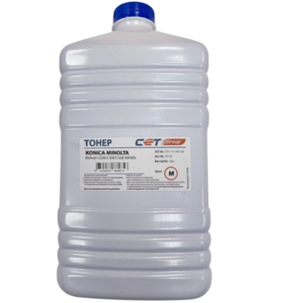 Тонер NF8M TN-324 для KONICA MINOLTA Bizhub C258/C308/C368 (CET) Magenta, 500г/бут, CET111111M-500