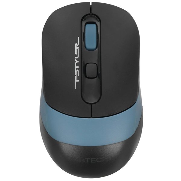 Мышь A4Tech Fstyler FB10C черный/синий оптическая (2400dpi) беспроводная BT/Radio USB (4but)