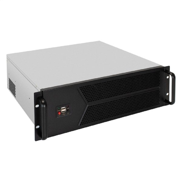 Exegate EX298397RUS Серверный корпус ExeGate Pro 3U450-12 <RM 19", высота 3U, глубина 450, БП 1U-400ADS, 2*USB>