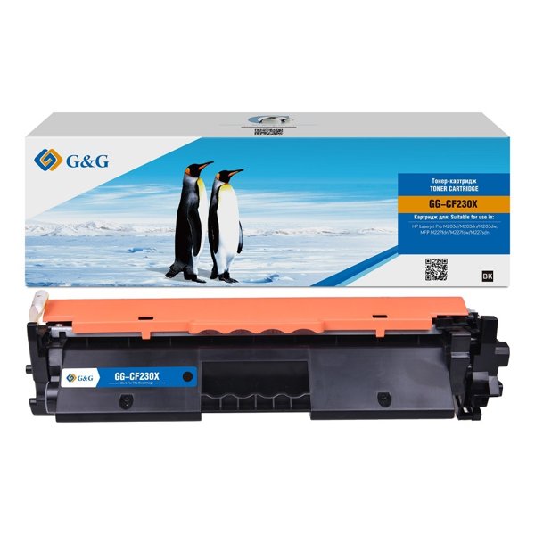 Тонер-картридж G&G, GG-CF230X аналог HP CF230X 3.5k с чипом