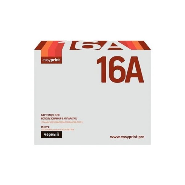 Easyprint Q7516A Картридж LH-16A для HP LaserJet 5200/5200n/5200tn/5200dtn (12000 стр.) с чипом