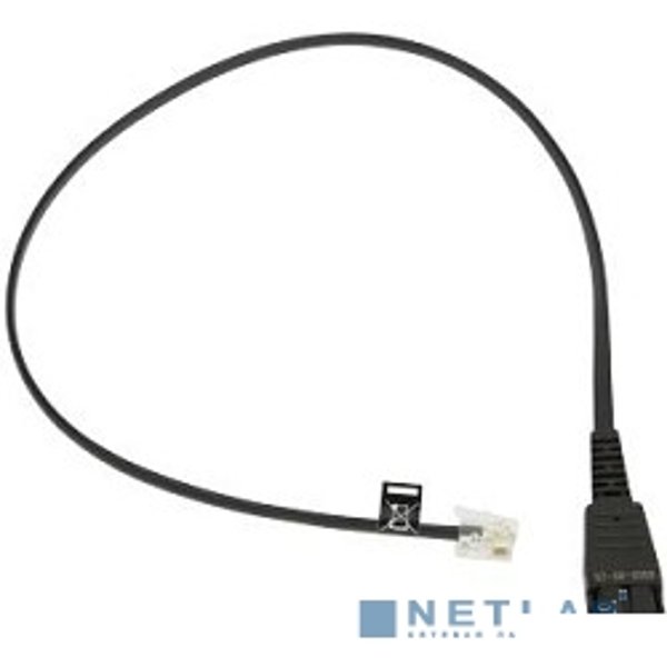 Jabra 8800-00-37 Шнур QD на RJ10, прямой, 50 см для Lucent Callmaster V, VI, Cisco 79xx and PLX A22 (8800-00-37)