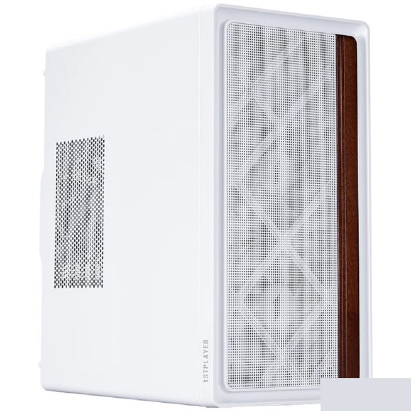 1STPLAYER Корпус WD1 White / mATX / 3x120mm fans / WD1-WH-3F-W