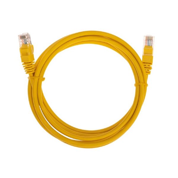 Rexant (02-0105-2) Патч-корд U/UTP, CAT 5e, RJ45-RJ45, 26AWG, LSZH, желтый, 2м
