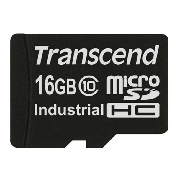 Промышленная карта памяти Micro SecureDigital 16GB Transcend 10I, Class 10 MLC, темп. режим от -40? до +85?, без адаптера (TS16GUSDC10I)