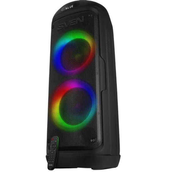 АС PS-770, черный (100 Вт, TWS, Bluetooth, FM, USB, microSD, LED-дисплей, 4400мА*ч)