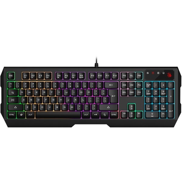 Клавиатура A4Tech Bloody B135N черный USB Multimedia for gamer LED (B135N)
