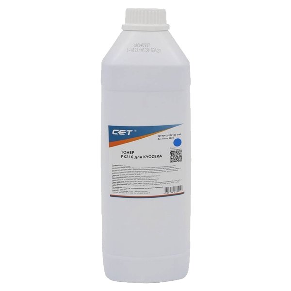 Тонер для KYOCERA TASKalfa 2552ci/4053ci Cyan (PK216) 500г/бут, (унив.) (TK-8335C/TK-8345C/TK-8525C) Japan CET