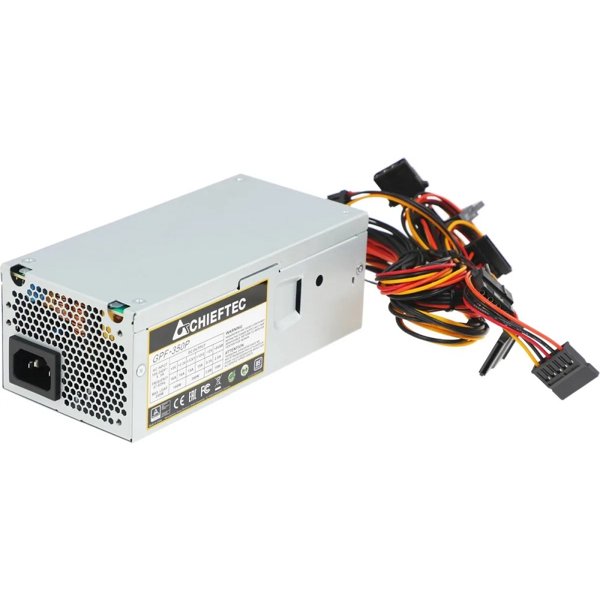 Chieftec 350W OEM GPF-350P [Smart] TFX v2.3,  A.PFC, КПД>85%, 2x SATA, 2x MOLEX, Fan 8 cm