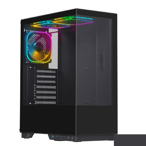 Defender Корпус компьютерный HyperHub черный,ATX,3fans,switchM/BSync