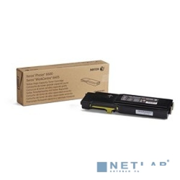 XEROX 106R02235 Тонер-картридж  желтый  (6K) Phaser 6600/WC 6605, 6К