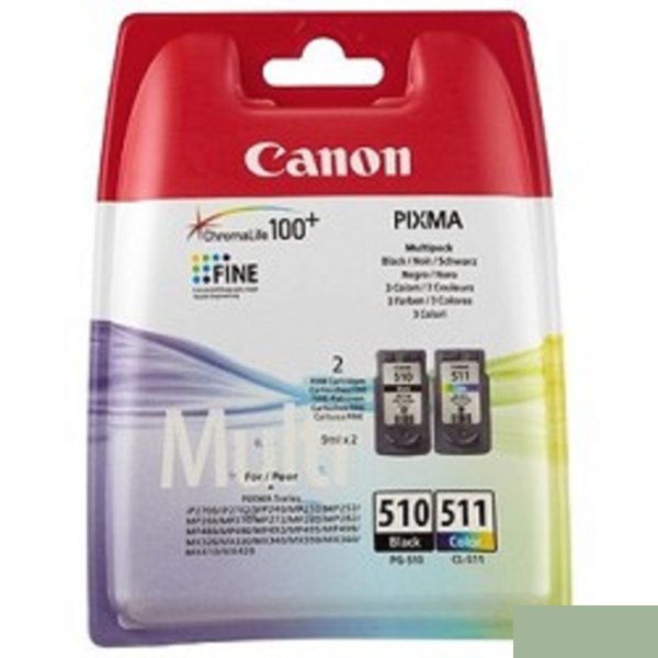 Canon PG-510/CL-511 2970B010 Картридж для PIXMA MP240/260/480, MX320/330, 4 цвета, 244 стр.{2970B017}