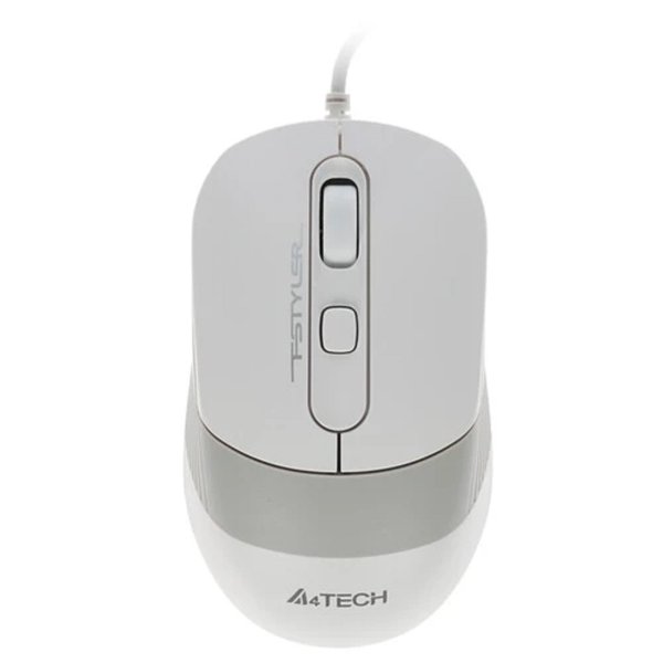 A-4Tech Мышь FStyler FM10 WHITE белый/серый оптическая (1000dpi) USB [1147676]