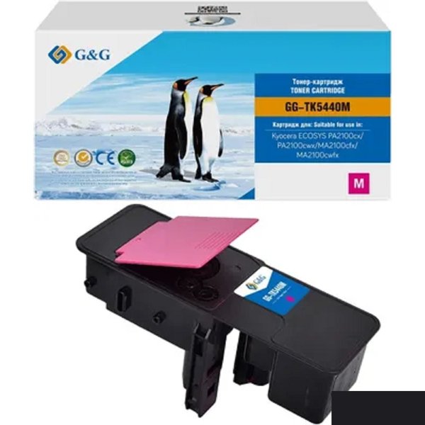 Картридж лазерный G&G GG-TK5440M TK-5440M пурпурный (2400стр.) для Kyocera ECOSYS PA2100cx/PA2100cwx/ MA2100cfx/MA2100cwfx