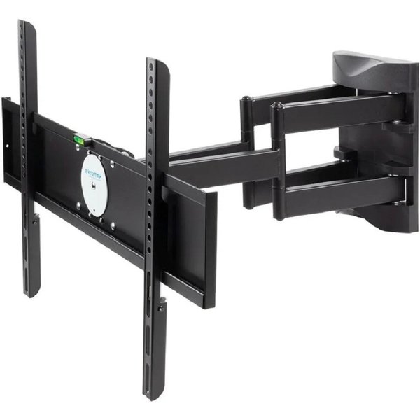 Kromax ATLANTIS-55 black {26"-65", max 45 кг, настенный, 4 ст свободы, наклон ±10°, поворот ±60°, от стены 78-497 мм, max VESA 600x400 мм}