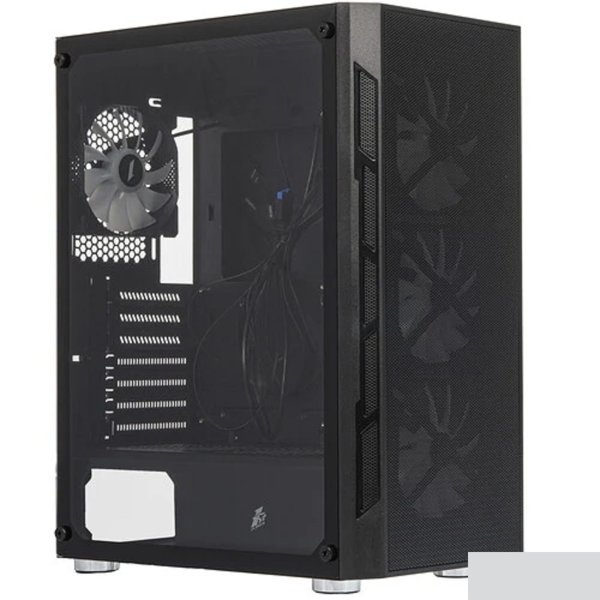 1STPLAYER FIREBASE XP Black / ATX / 4x120mm LED fans / XP-BK-4F1