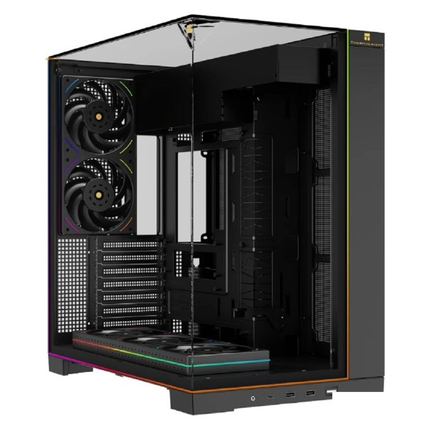 Thermalright Корпус TR-A70 ARGB FanUB / Black / TG / TL-UB36R+TL-UB24 PWM Fans / ARGB Strip / USB TYPE-C / ATX / TRA70AFUBB