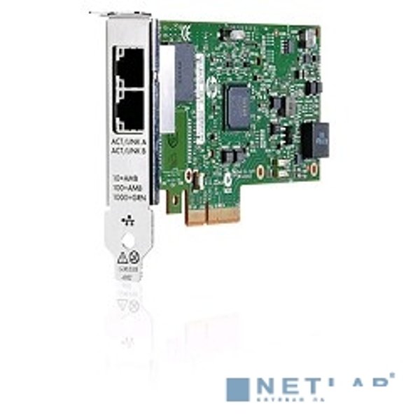 HP 652497-B21 Ethernet Adapter, 361T{ Intel, 2x1Gb, PCIe(2.0), for DL165/580/980G7 & Gen8/Gen9-servers}