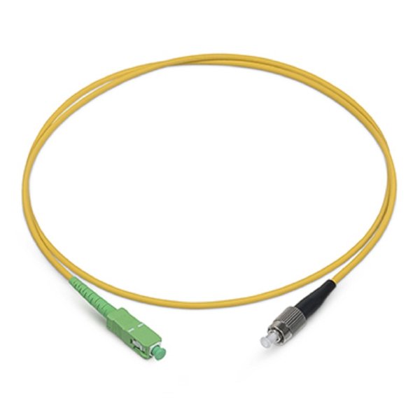 Cabeus FOP(s)-9-SC/APC-FC/UPC-5m Шнур оптический simplex SC/APC-FC/UPC 9/125 sm 5м LSZH