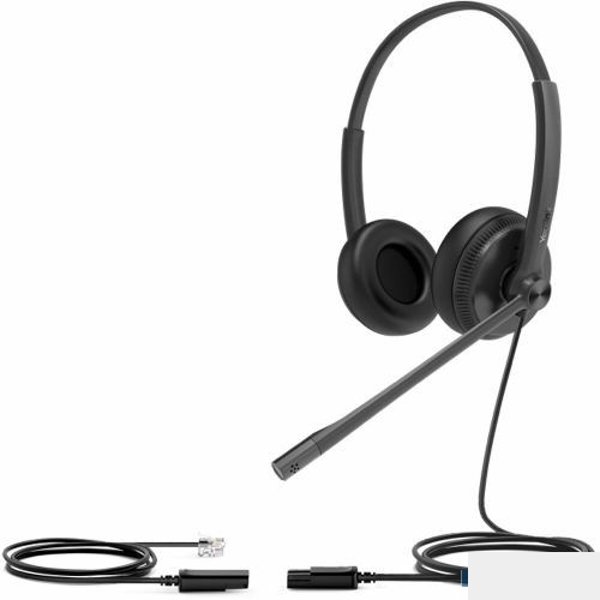 YEALINK YHS34 Dual Гарнитура проводная, черный