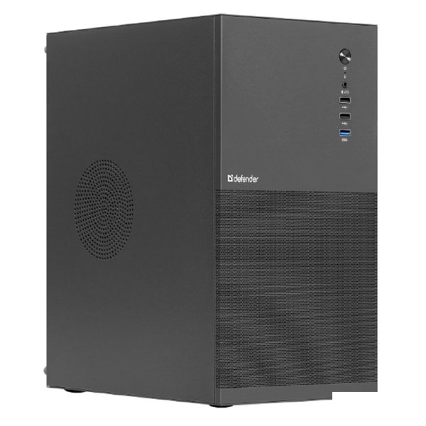 Defender Корпус компьютерный Apex Metal черный, mATX, USB3.0, USB1.1x2