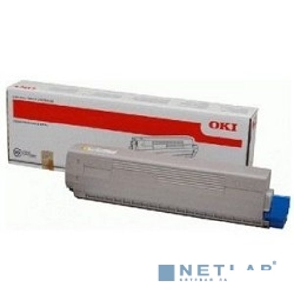 OKI 44844625 Тонер-картридж, Yellow {C822, (7300стр.)}
