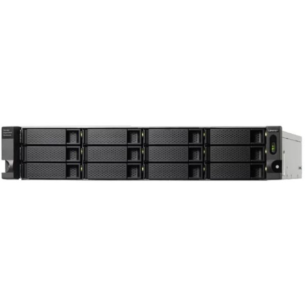 Полка расширения сетевого хранилища без дисков/ SMB QNAP TL-R1200C-RP USB 3.2 Gen 2 Type-C JBOD storage enclosure, 12-tray 3,5"/2,5" w/o HDD, 2xPSU. Rackmount. W/o rail kit RAIL-B02