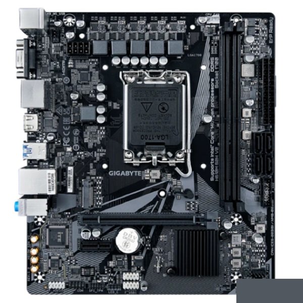 Gigabyte H610M S2H V2 Soc-1700 Intel H610 2xDDR5 mATX AC`97 8ch(7.1) GbLAN+VGA+HDMI+DP