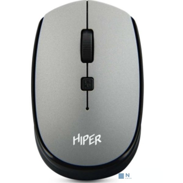 Мышь HIPER беспроводная HOMW-081 {1600dpi, серый, USB, 4кнп}
