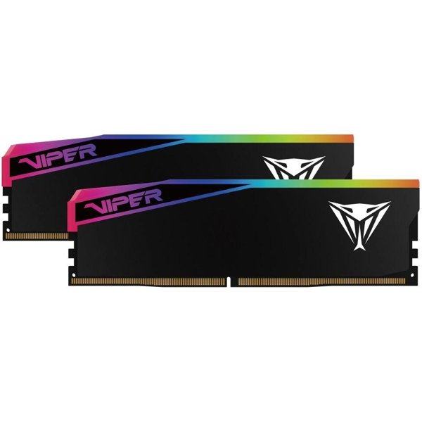 Память DDR5 2x32GB 6000MHz Patriot VEUR564G6028K Viper Elite 5 Ultra RGB RTL Gaming PC5-48000 CL28 DIMM 288-pin 1.4В kit single rank с радиатором Ret