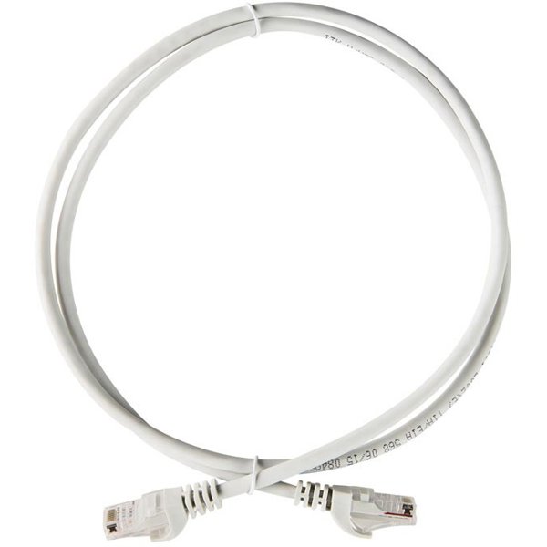 ITK RJ45(m) - RJ45(m) Cat. 5e U/UTP LSZH 2м серый