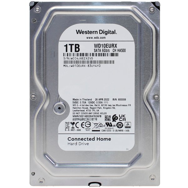 WD AV-GP Video Surveillance (WD10EURX-83UY4Y0)