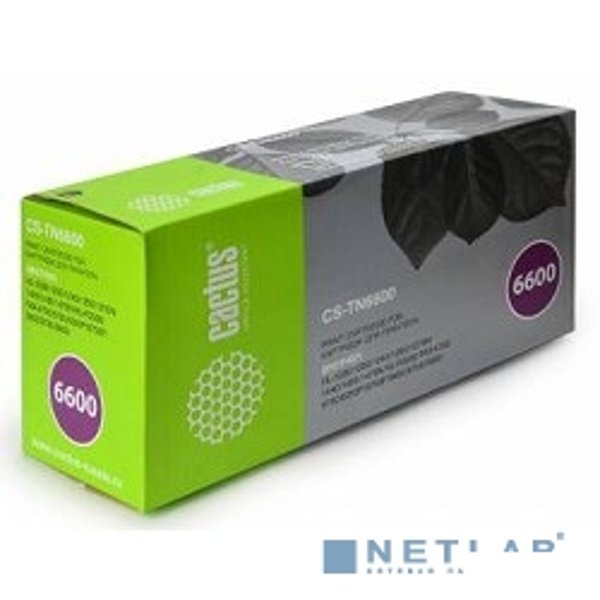 CACTUS TN-6600 Тонер-картридж Cactus CS-TN6600 для принтеров Brother HL-1030/1230/1240/1250/1270N/1440/1450/1470N