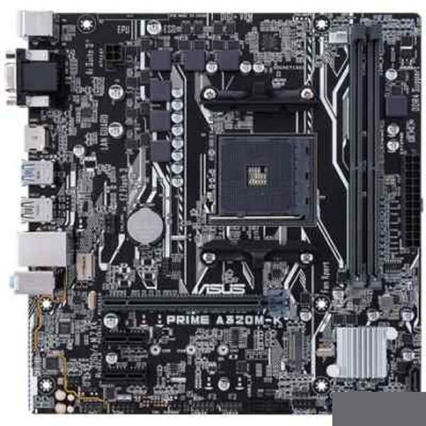 ASUS PRIME A320M-K {Soc-AM4, AMD A320 2xDDR4 mATX AC`97 8ch(7.1) GbLAN RAID+VGA+HDMI}