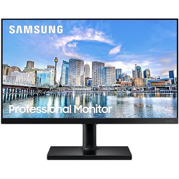 LCD Samsung 23.8" F24T450FZI черный {IPS 1920x1080 75Hz 5ms 16:9 250cd 178/178 1000:1 8bit(6bit+FRC) 2xHDMI1.4 DisplayPort1.2 2xUSB2.0 HAS Pivot VESA}