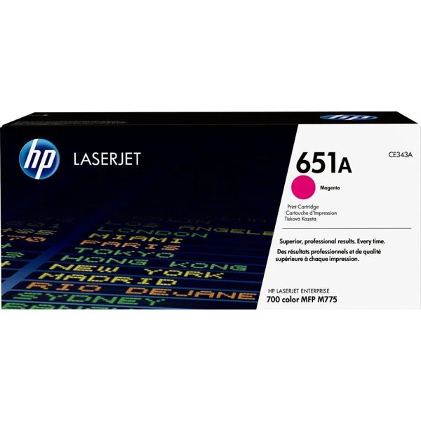 HP CE343A Картридж 651A ,Magenta{LaserJet 700 Color MFP 775, Magenta, (16000стр.)}