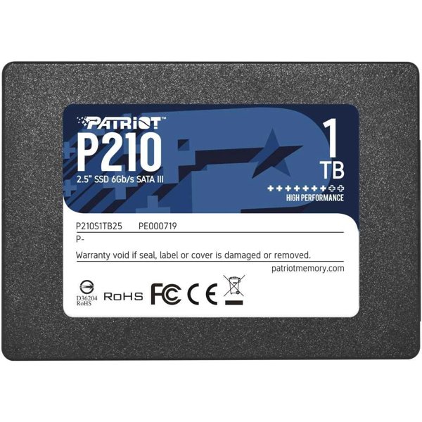 SSD Patriot 1Tb P210S1TB25 P210 2.5" SATA3