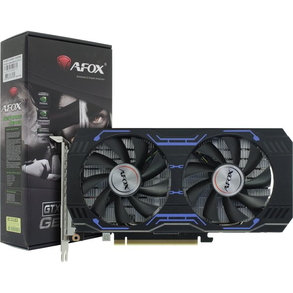 Видеокарта AFOX GTX1660TI 6GB GDDR6 192Bit DP/DVI/HDMI ATX Dual Fan (AF1660TI-6144D6H1-V4)RTL