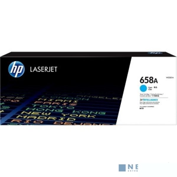HP W2001A Картридж 658A  голубой (6000 стр.) {HP CLJ Ent M751}
