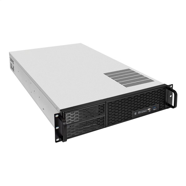 Exegate EX298582RUS Серверный корпус ExeGate Pro 2U650-06/2U2098L <RM 19", высота 2U, глубина 650, БП 2U-1000ADS, USB+USB3.0>