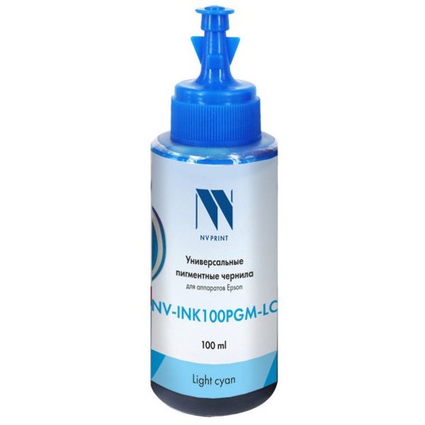 Чернила NVP пигментные для аппаратов Epson (100ml) Light Cyan