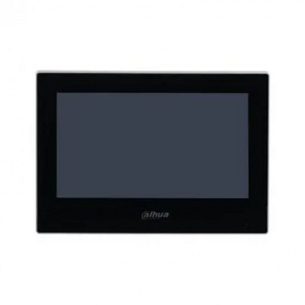 DAHUA DHI-VTH2621G-P Видеодомофон IP 7 дюймовый, черный, ёмкостной сенсорный экран, питание DC 12В/PoE